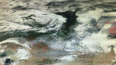 Из-за пожаров в Сибири дымом накрыло северные районы Алматинской области