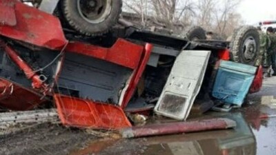 В Риддере пожарный автомобиль попал в ДТП, командир отделения погиб