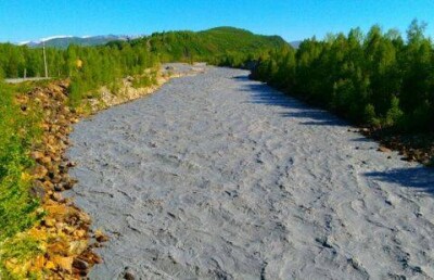 Мутные воды текут в Усть-Каменогорск 