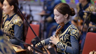 В Атырау прошёл концерт Президентского оркестра службы государственной охраны РК 