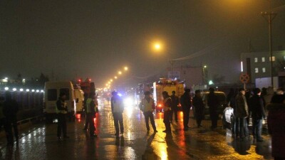 Крупный пожар случился на рынке в Актау