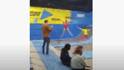 В Алматы в ТРЦ Mega мониторинговая группа выявила работающий, несмотря на запрет, батутный центр