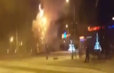 Сгоревшая новогодняя ёлка восхитила жителей Экибастуза