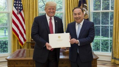 Назарбаев передал Трампу наилучшие пожелания через посла