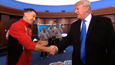 Болельщики Головкина опубликовали видео боксёра с Дональдом Трампом