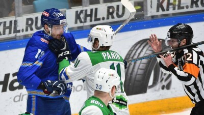 "Барыс" одолел команду "Салават Юлаев" и досрочно вышел в плей-офф КХЛ