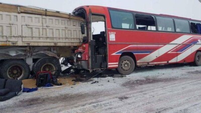 ДТП с автобусом в Карагандинской области: один из пострадавших умер в больнице