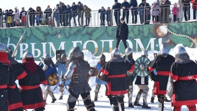 Поединки по историческому средневековому бою прошли в Астане