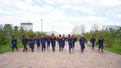 Covid-19: В Нур-Султане продолжаются дезинфекционные работы