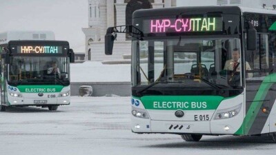 15 электрических автобусов вышли на маршруты в Нур-Султане
