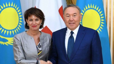 Назарбаев встретился с президентом Швейцарии Дорис Лойтхард