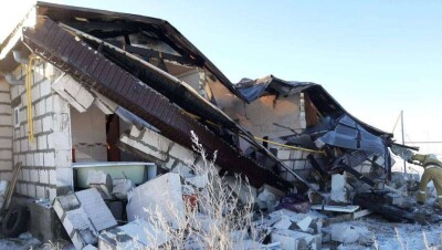 В Хромтау в частном доме произошёл взрыв газа, девять человек пострадали