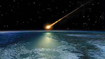 Итальянский астронавт с борта МКС снял вхождение метеорита в атмосферу