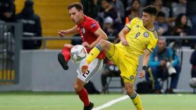 Казахстан проиграл Грузии в первом матче Лиги наций УЕФА