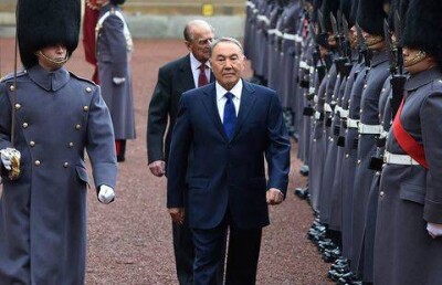 По мотивам визита Назарбаева в Великобританию сделали динамичный клип 