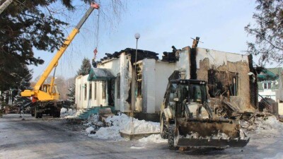 Прихожане сгоревшего храма в посёлке Тургень готовятся к пасхальной службе