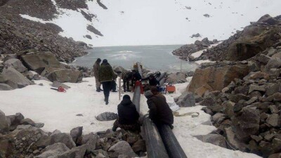  320 тысяч кубометров воды спустили из опасных моренных озёр в горах Алматы