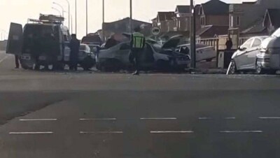 Массовое ДТП в Актау: 13-летний мальчик находился за рулём 