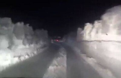 Из Астаны в Караганду автомашины едут через "тоннель"