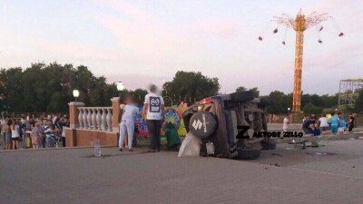 За рулём внедорожника, сбившего молодую пару в Актобе, находилась 19-летняя девушка