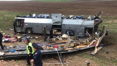 11 человек погибли в ДТП с автобусом в Жамбылской области
