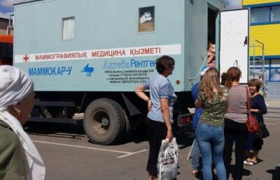 Домохозяек Кокшетау массово обследовали на рак груди