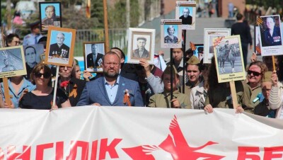 "Бессмертный полк" в Атырау: в шествии приняли участие 500 человек
