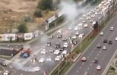 В Алматы задержали участников опасного "дрифт-шоу"