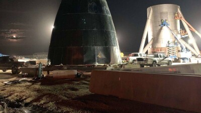 Маск показал первый прототип второй ступени сверхтяжелой ракеты