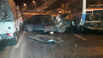 Массовое ДТП с участием пассажирского автобуса произошло в Алматы