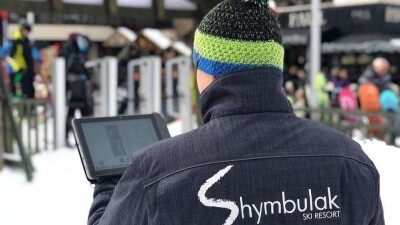 На турникетах Шымбулака ввели систему распознавания лиц