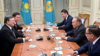 Назарбаев встретился с экс-председателем Еврокомиссии Жозе Мануэлем Баррозу