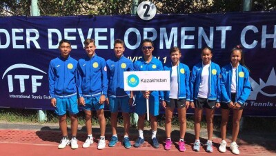 Юные теннисисты из Казахстана выиграли чемпионат Азии в Ташкенте