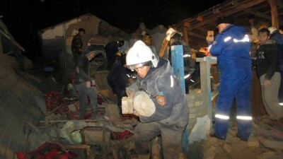 Спасатели назвали причину обрушения дома в Шымкенте