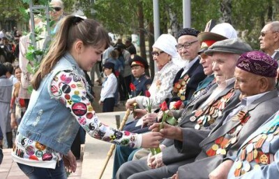 Как в Казахстане отмечали 9 Мая