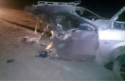 Машину разорвало пополам в жуткой аварии на трассе Алга - Актобе