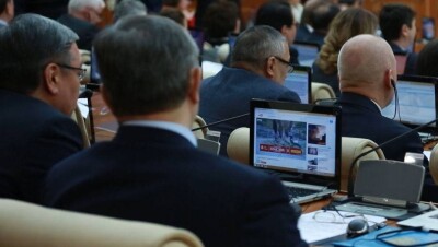 На бодающихся лосей в YouTube смотрели мажилисмены на последнем заседании года