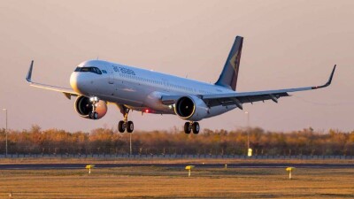Air Astana получила новейший дальнемагистральный авиалайнер А 321LR. Фоторепортаж.