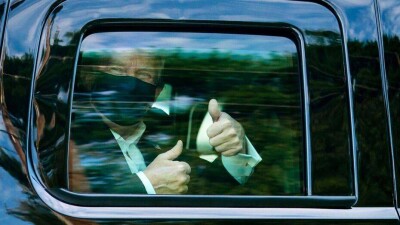 Трамп объявил о своей выписке из госпиталя: Не бойтесь коронавируса