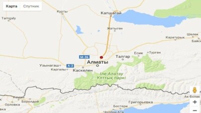 Землетрясение произошло в 10 км от Алматы