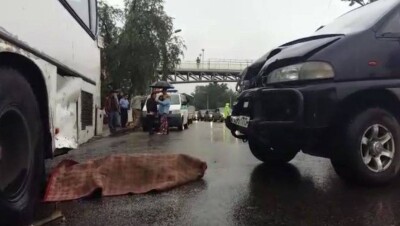 В Алматы пешеход погиб, случайно оказавшись на месте ДТП