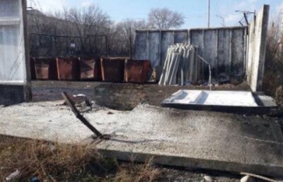В воинской части Талдыкоргана снова обрушился забор