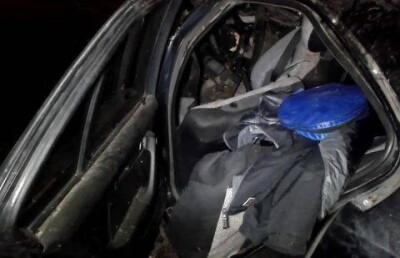 Любитель байги в Алматы превратил свой BMW в автохлам
