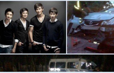 Солисты группы "MeloMen" попали в аварию в Алматы