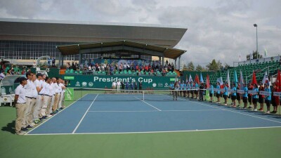 В Астане прошло открытие крупного теннисного турнира "Кубок Президента-2017"