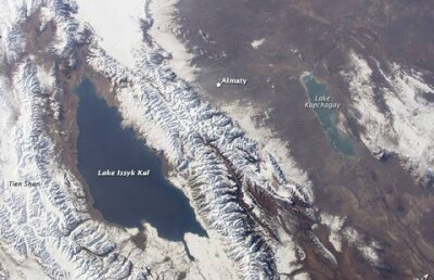  NASA cфотографировало смог, полностью окутавший Алматы