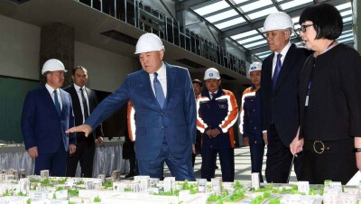В Шамалгане строят спорткомплекс за счёт личных средств Нурсултана Назарбаева