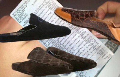 Как выглядят тапочки за 120 тысяч тенге