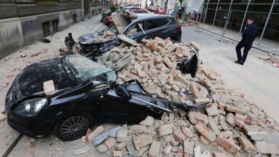 Землетрясение в Хорватии: 45 человек вытащили из-под завалов