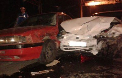 В Алматы одна и та же машина попала в два ДТП